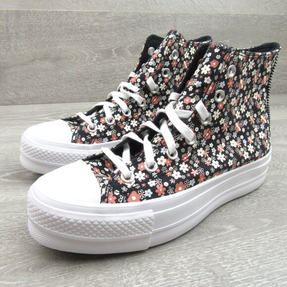 Converse CTAS Lift Platform Petite Floral Petals Women's Size 8 NEW - Picture 4 of 16